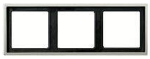 Рамка универсальная Jung LS990 metal 3-м. сталь картинка